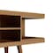 Manhattan Comfort Utopia 70.47" TV Stand with Splayed Wooden Legs and 4 Shelves in Maple Cream 19755 - alternate 3